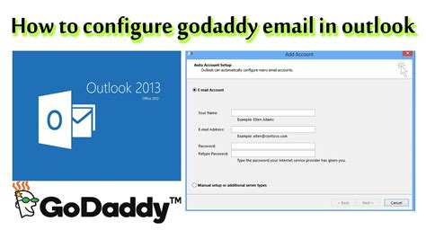 godaddy email outlook.